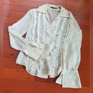 Adrienne Vittadini Button Down Size 8